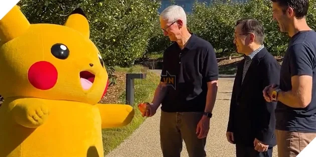 Tim Cook cùng John Ternus gặp gỡ đội ngũ Pokémon tại Apple Park, Pikachu bất ngờ xuất hiện Tim Cook cùng John Ternus gặp gỡ đội ngũ Pokémon tại Apple Park, Pikachu bất ngờ xuất hiện