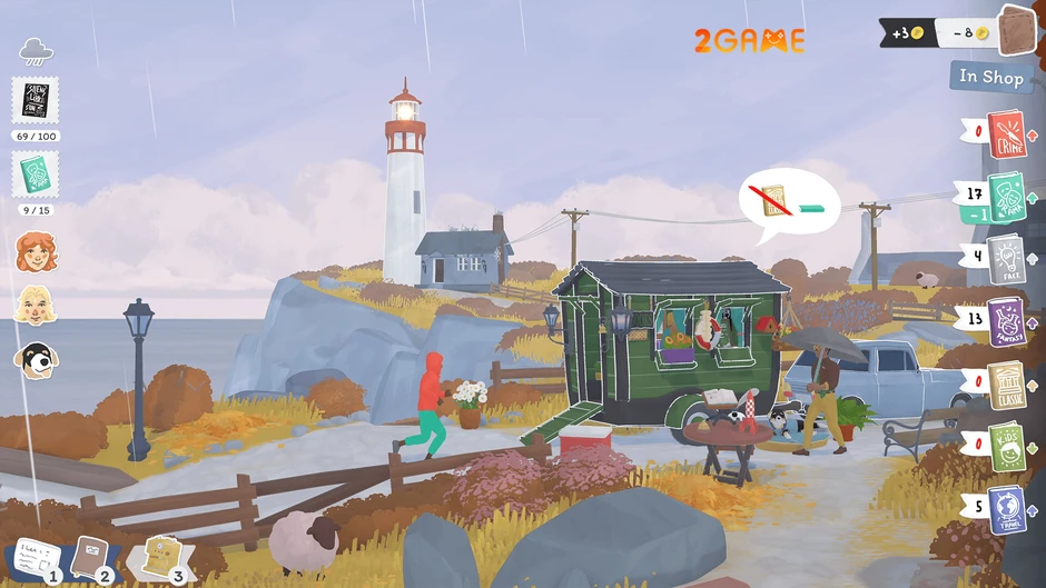 Tiny Bookshop – Game quản lý hiệu sách ven biển chữa lành trên mobile