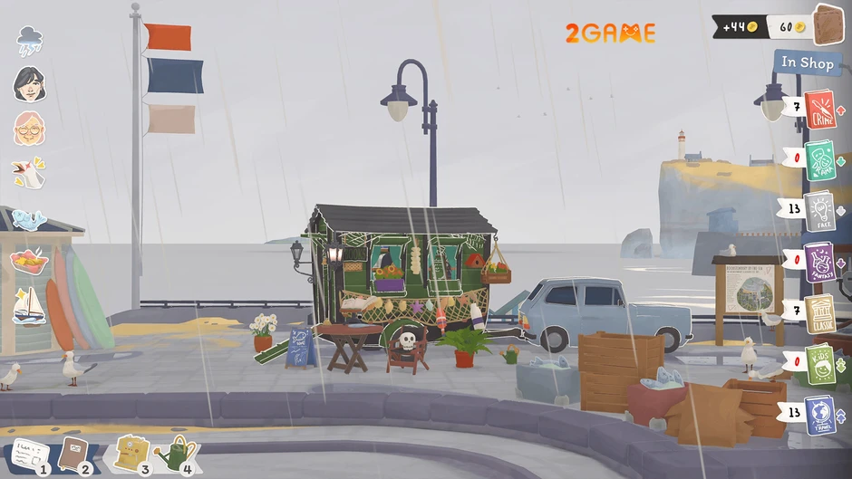 Tiny Bookshop – Game quản lý hiệu sách ven biển chữa lành trên mobile