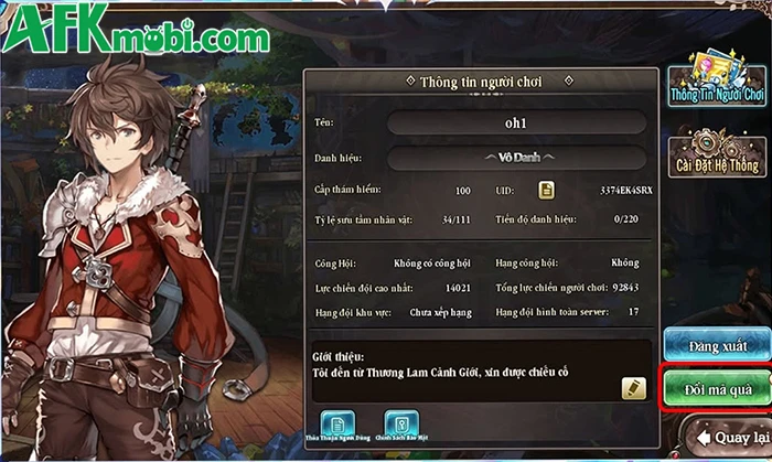 Tổng hợp gift code game Thương Lam Cảnh Giới mới nhất Tổng hợp gift code game Thương Lam Cảnh Giới mới nhất