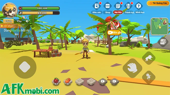 Đảo Sinh Tồn 3D – Top 3 lý do nên trải nghiệm game sinh tồn mobile