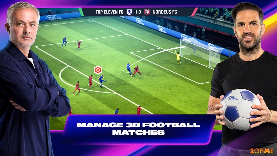 Top Eleven 2027 nâng cấp chiến thuật, bổ sung dàn Huấn luyện viên huyền thoại