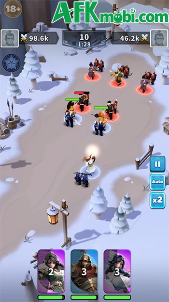 Kỷ Nguyên Băng Hà 3Q - danh tướng Tam Quốc và màn ải đấu tướng trong game