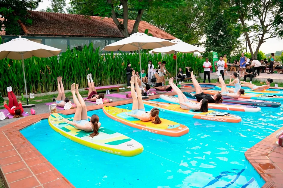 Trải nghiệm tập Pilates "kiểu mới", Á Hậu Diễm Trang khiến CĐM ấn tượng với nhan sắc quyến rũ