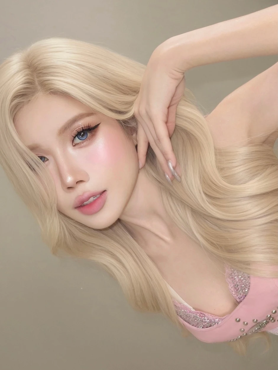 Trang Pháp hóa thân Barbie đời thực với mái tóc bạch kim, nhan sắc thăng hạng khiến fan nam chao đảo