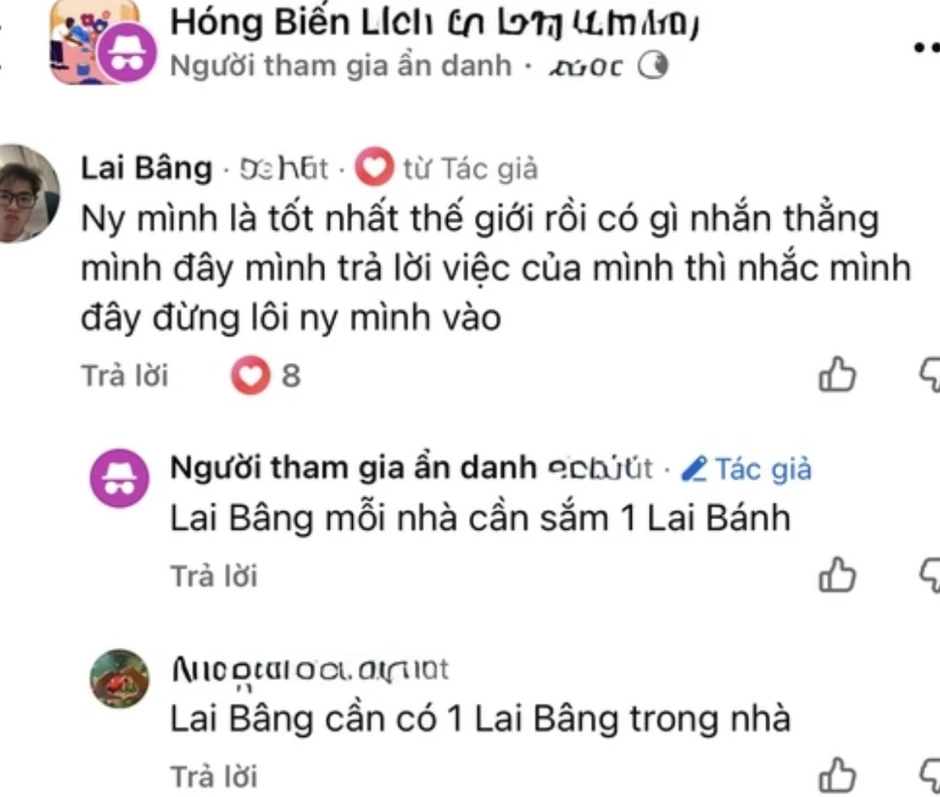 Lai Bâng lên tiếng bảo vệ bạn gái Trang Six