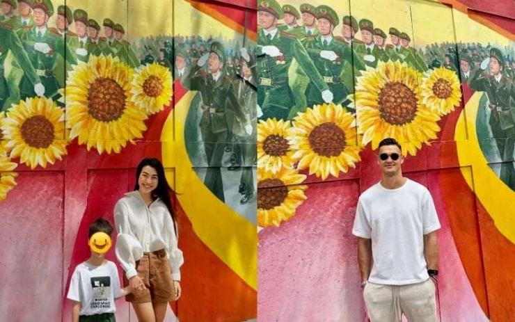 Trước khi ôm nhau công khai, Hoàng Oanh và Lê Giang Patrik lộ nghi vấn hẹn hò từ 2/9 năm ngoái