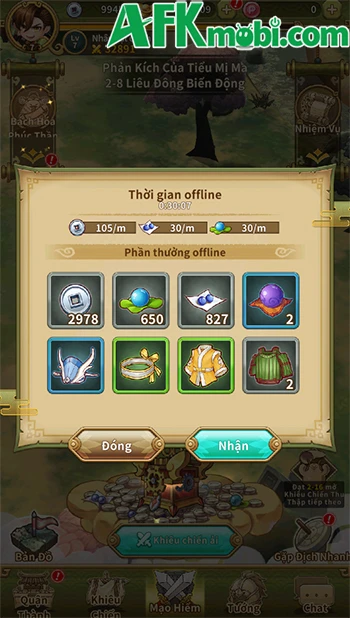 TS3 Chiến Thần Ký – Treo máy tích lũy tài nguyên trong game