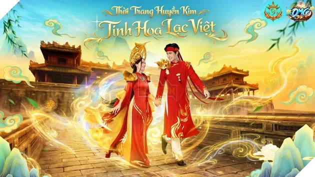 Skin áo dài Tinh Hoa Lạc Việt trong OMG 3Q - VNG Skin áo dài Tinh Hoa Lạc Việt trong OMG 3Q - VNG
