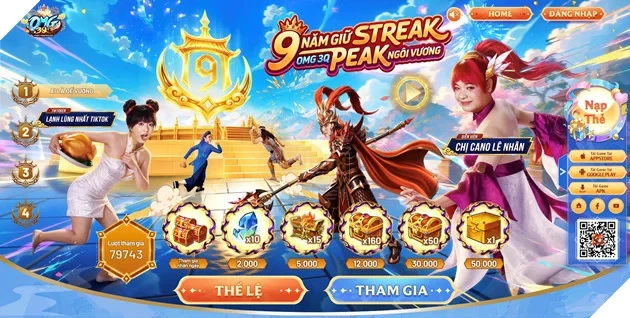 Tượng Đài OMG 3Q - VNG Chiêu Đãi Game Thủ Đại Tiệc Sinh Nhật 9 Tuổi Cực Khủng Tượng Đài OMG 3Q - VNG Chiêu Đãi Game Thủ Đại Tiệc Sinh Nhật 9 Tuổi Cực Khủng