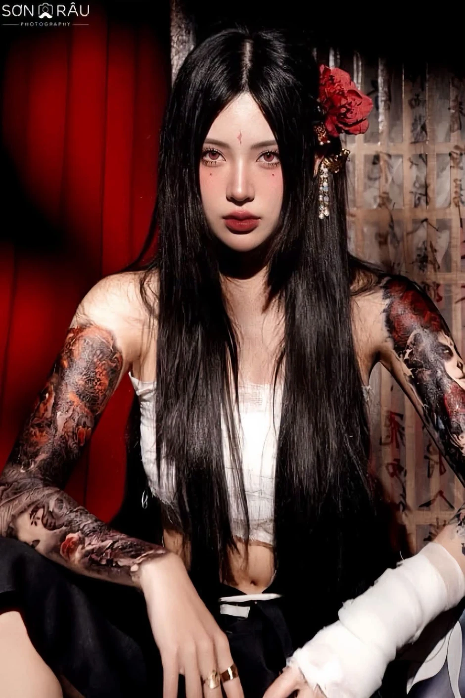 UNa To Uyen hóa thân Yakuza, visual cá tính gây sốt cộng đồng mạng