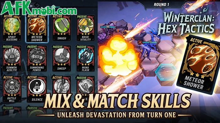 Winterclan: Hex Tactics game chiến thuật theo lượt cờ lục giác