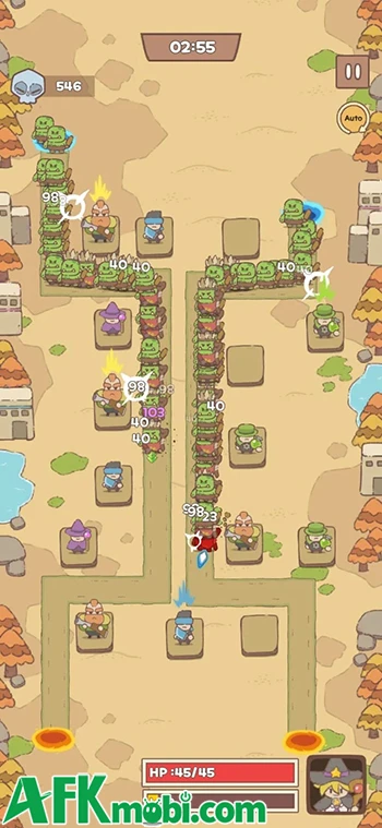 Zigzag Defense: TD – Game phòng thủ roguelike đầy thử thách