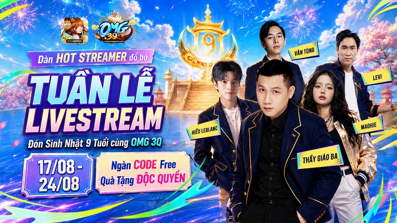 Tượng đài OMG 3Q - VNG đánh dấu tuổi thứ 9 bằng đại tiệc sinh nhật đáng nhớ