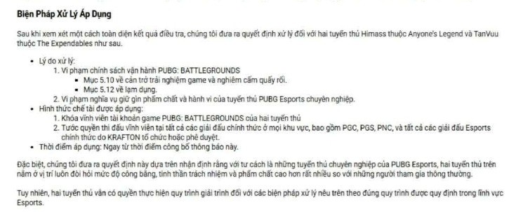 Cộng đồng PUBG Việt Nam phẫn nộ: KRAFTON thiên vị Soopi, Himass và TanVuu nhận án cấm vĩnh viễn