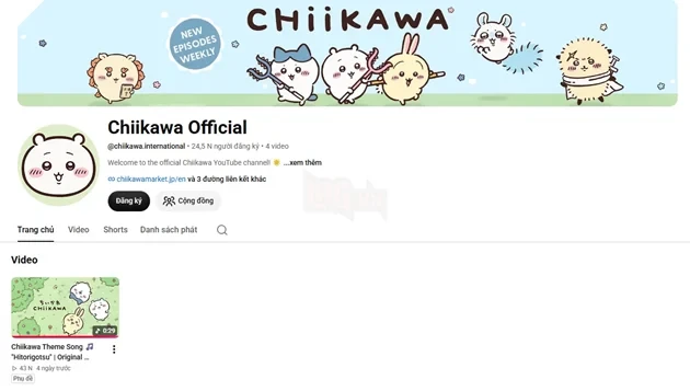 "Cơn sốt chữa lành" Chiikawa tiến quân ra toàn cầu: Ra mắt kênh YouTube quốc tế, lần đầu trình làng phiên bản lồng tiếng Anh từ ngày 1/10