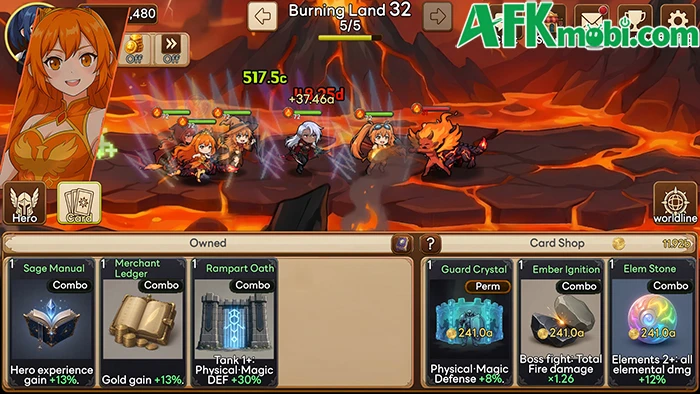 Aeterna Loop: Tactical Idle RPG game nhàn rỗi với cơ chế xây bộ bài