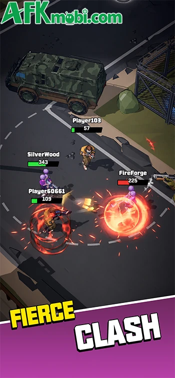 Bullet Rivals với sự cạnh tranh trực tiếp giữa bốn đội người chơi