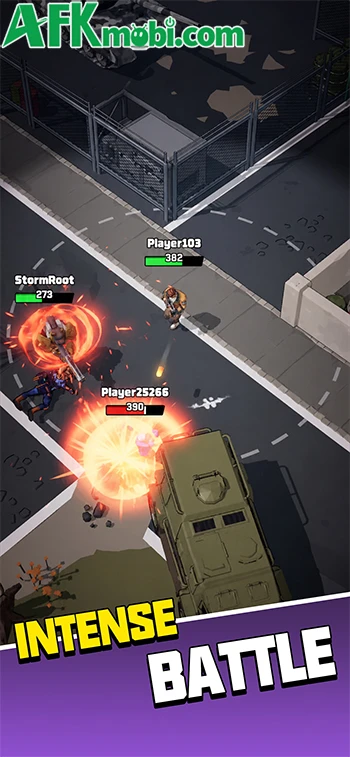 Bullet Rivals với sự cạnh tranh trực tiếp giữa bốn đội người chơi