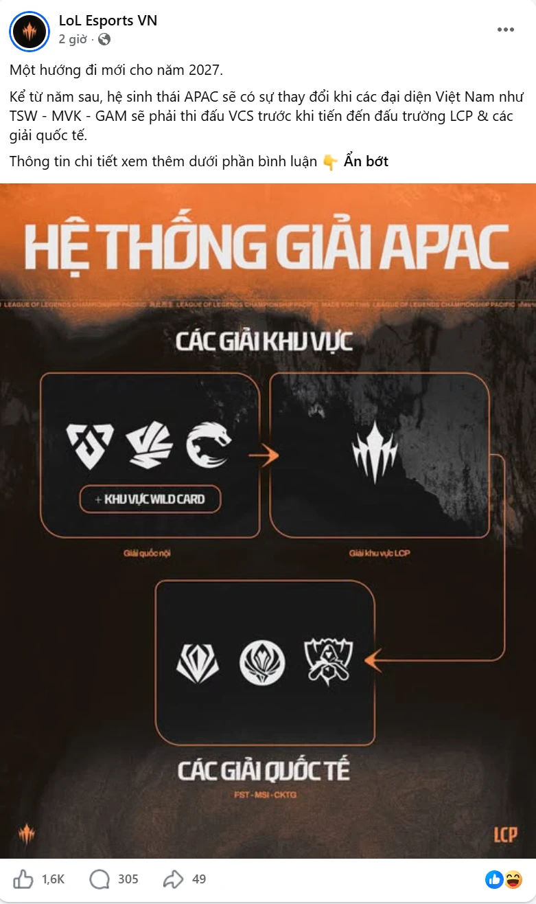 Các đội VCS đón tin mới nhưng cộng đồng LMHT Việt cảm xúc lẫn lộn