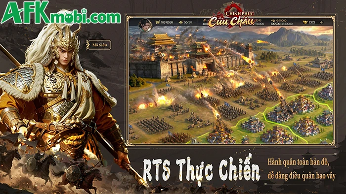 Chinh Phục Cửu Châu game SLG đề tài Tam Quốc về Việt Nam