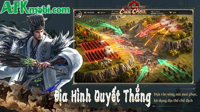 Chinh Phục Cửu Châu game SLG đề tài Tam Quốc về Việt Nam