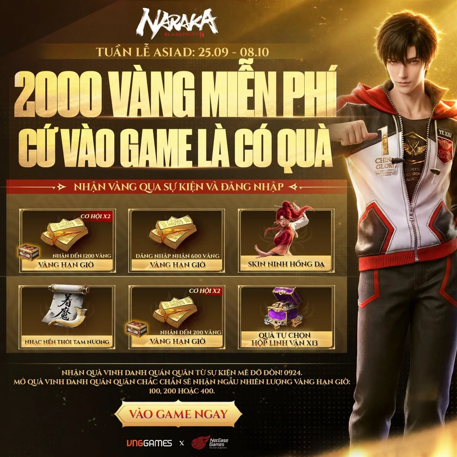 Cộng đồng phấn khích với chiến tích ASIAD của ĐTQG Naraka: Bladepoint Việt Nam