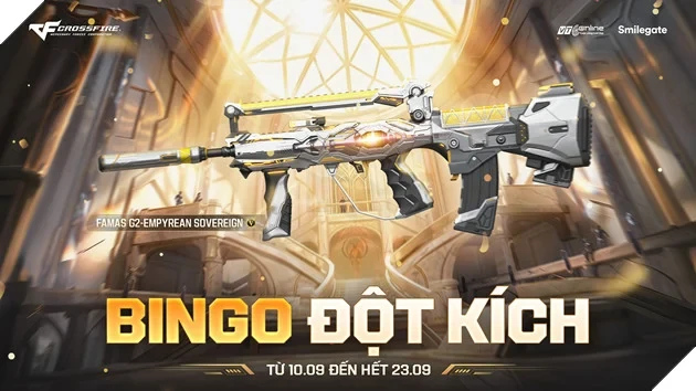 Crossfire – Bingo Tái Xuất Mang Siêu Phẩm FAMAS G2-Empyrean Sovereign Đến Tay Game Thủ