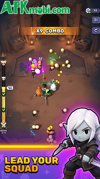 Dungeon Defense Adventure - Xây đội anh hùng phòng thủ