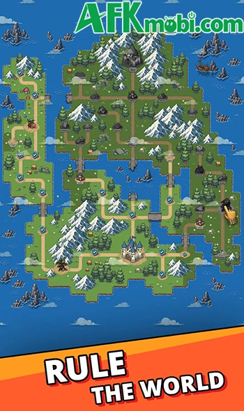 Emperor of All: Idle Empire game chiến thuật tự động chiến đấu