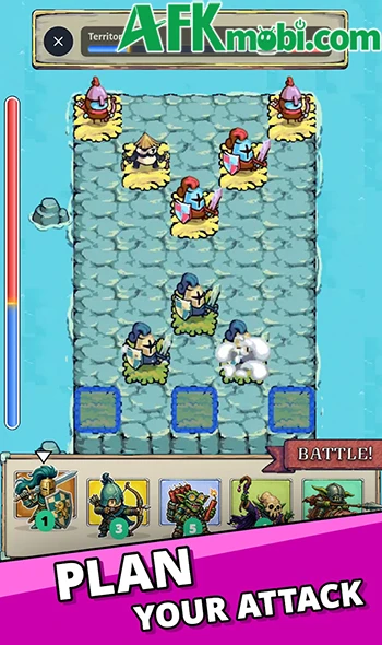 Emperor of All: Idle Empire game chiến thuật tự động chiến đấu
