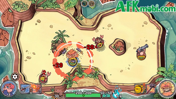 Flick Shot Rogues Mobile game chiến thuật roguelike theo lượt độc đáo