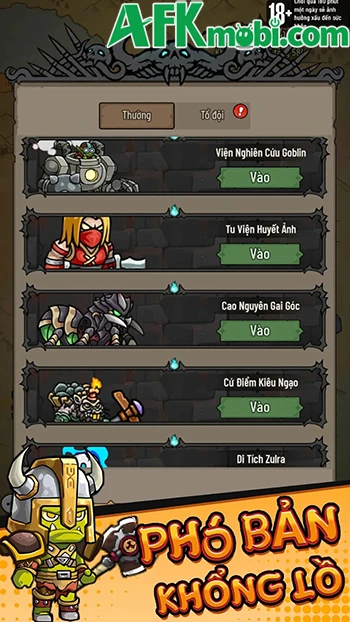 For Glory: Idle RPG cập bến Việt Nam với tên Chiến Vì Vinh Quang