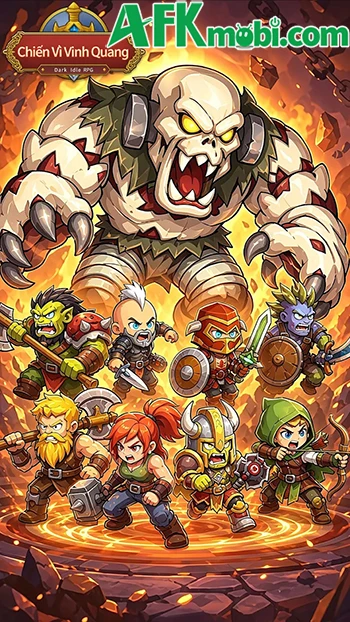 For Glory: Idle RPG cập bến Việt Nam với tên Chiến Vì Vinh Quang