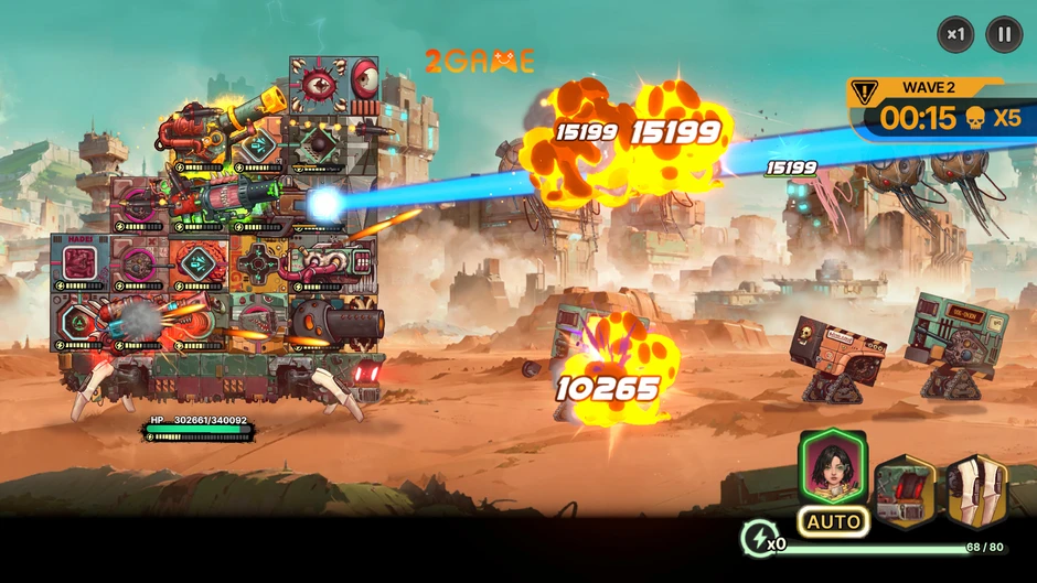 Fortblox: Mobile Fortress Go – Tự xây pháo đài khổng lồ và đưa vào chiến trường hậu tận thế