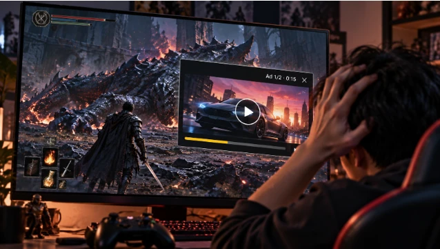 Game thủ đối mặt nguy cơ lớn trong tương lai, khả năng đang đánh boss phải tạm ngừng để "xem quảng cáo" Game thủ đối mặt nguy cơ lớn trong tương lai, khả năng đang đánh boss phải tạm ngừng để "xem quảng cáo"