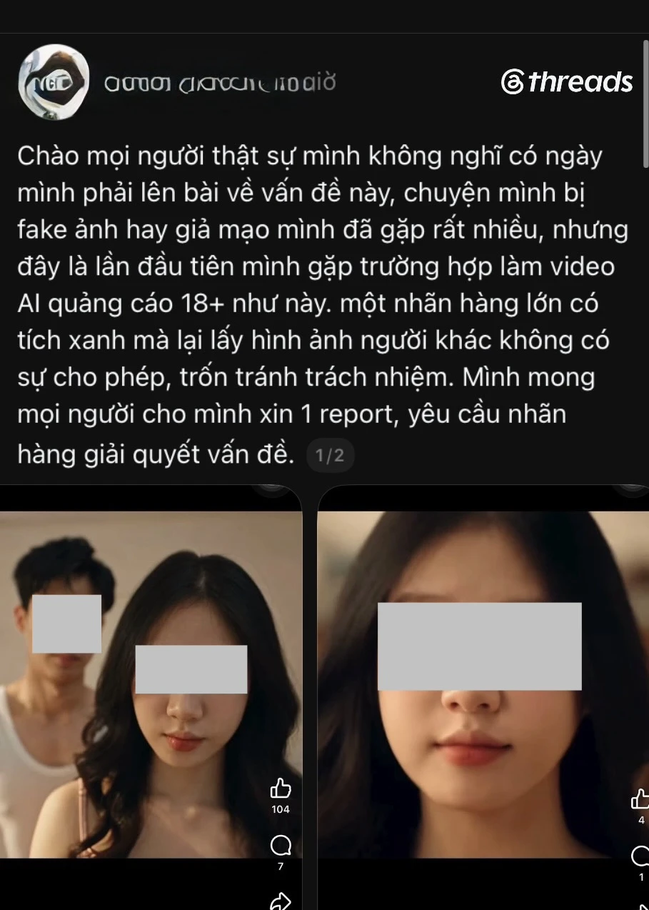 Hot girl bàng hoàng khi hình ảnh cá nhân bị đánh cắp, xuất hiện clip (1.8)+