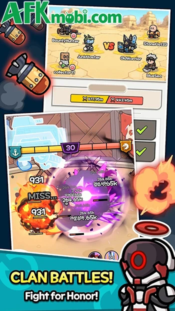 Junk Hero game nhập vai nhàn rỗi mở thùng rác nhận trang bị