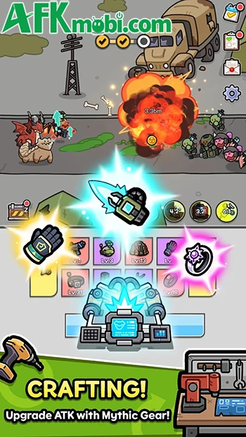 Junk Hero game nhập vai nhàn rỗi mở thùng rác nhận trang bị
