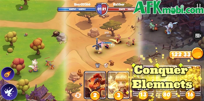Lane Defense: Element Odyssey game chiến thuật thả quái mới lạ