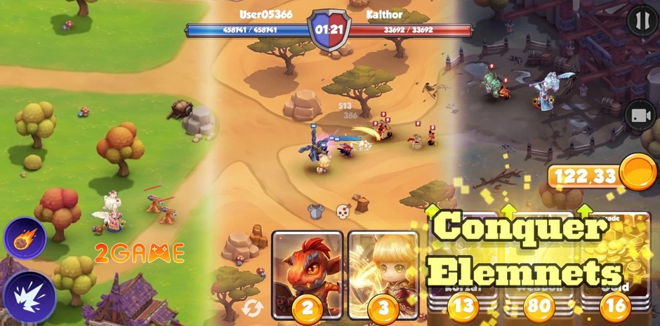 Lane Defense: Element Odyssey - Quản lý kinh tế và sức mạnh 6 hệ nguyên tố Lane Defense: Element Odyssey - Quản lý kinh tế và sức mạnh 6 hệ nguyên tố