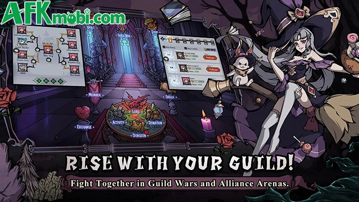 League of Grimm: Idle RPG game đấu tướng chiến thuật rảnh tay
