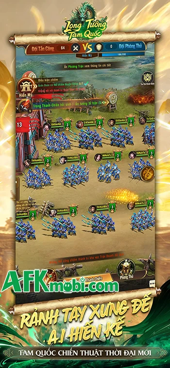Long Tướng Tam Quốc game chiến thuật cập bến Việt Nam