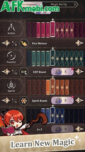 Magical Survivor cho người chơi phát triển cô nàng pháp sư nhỏ