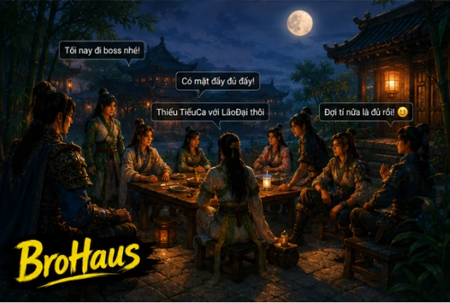 Ngày chúng ta đã lớn hơn một chút, nhưng vẫn còn đủ trẻ để dành cả tối cho bang hội