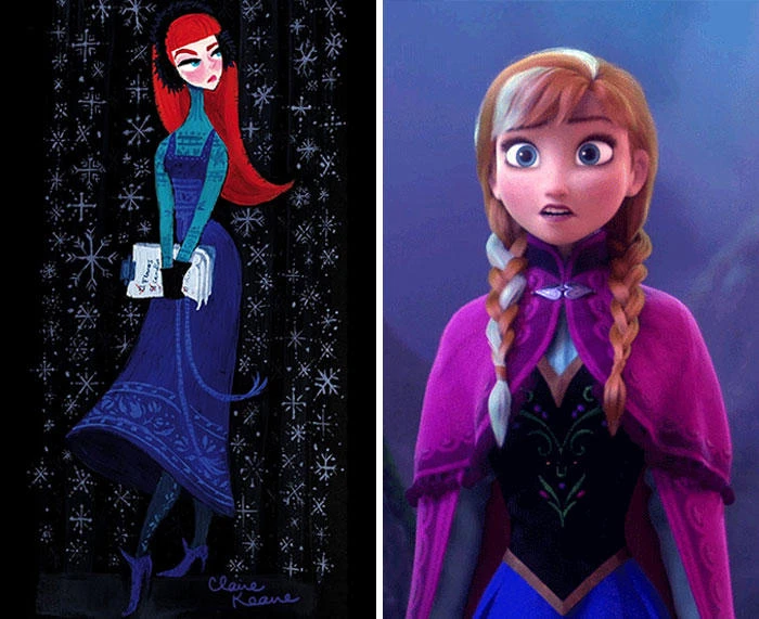 Những bản phác thảo gốc hé lộ diện mạo khác lạ của các nhân vật Disney đình đám