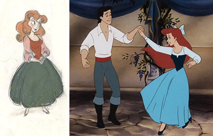 Những bản phác thảo gốc hé lộ diện mạo khác lạ của các nhân vật Disney đình đám