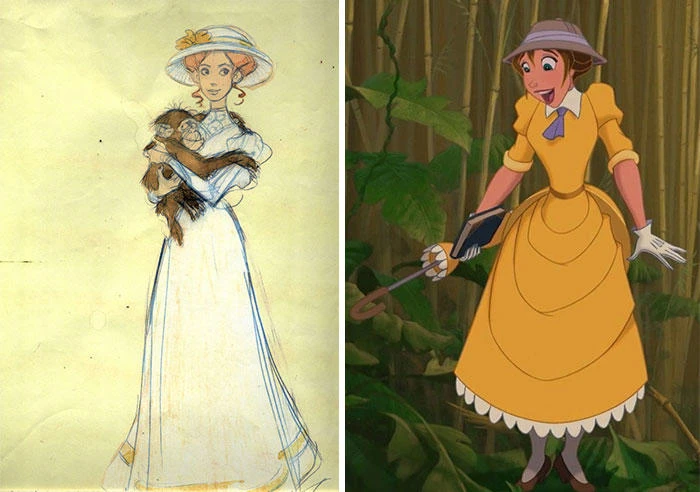 Những bản phác thảo gốc hé lộ diện mạo khác lạ của các nhân vật Disney đình đám