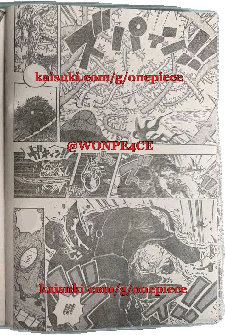 One Piece 1193: Luffy cạn kiệt sức mạnh, Zoro vung kiếm chém xuyên Sommers