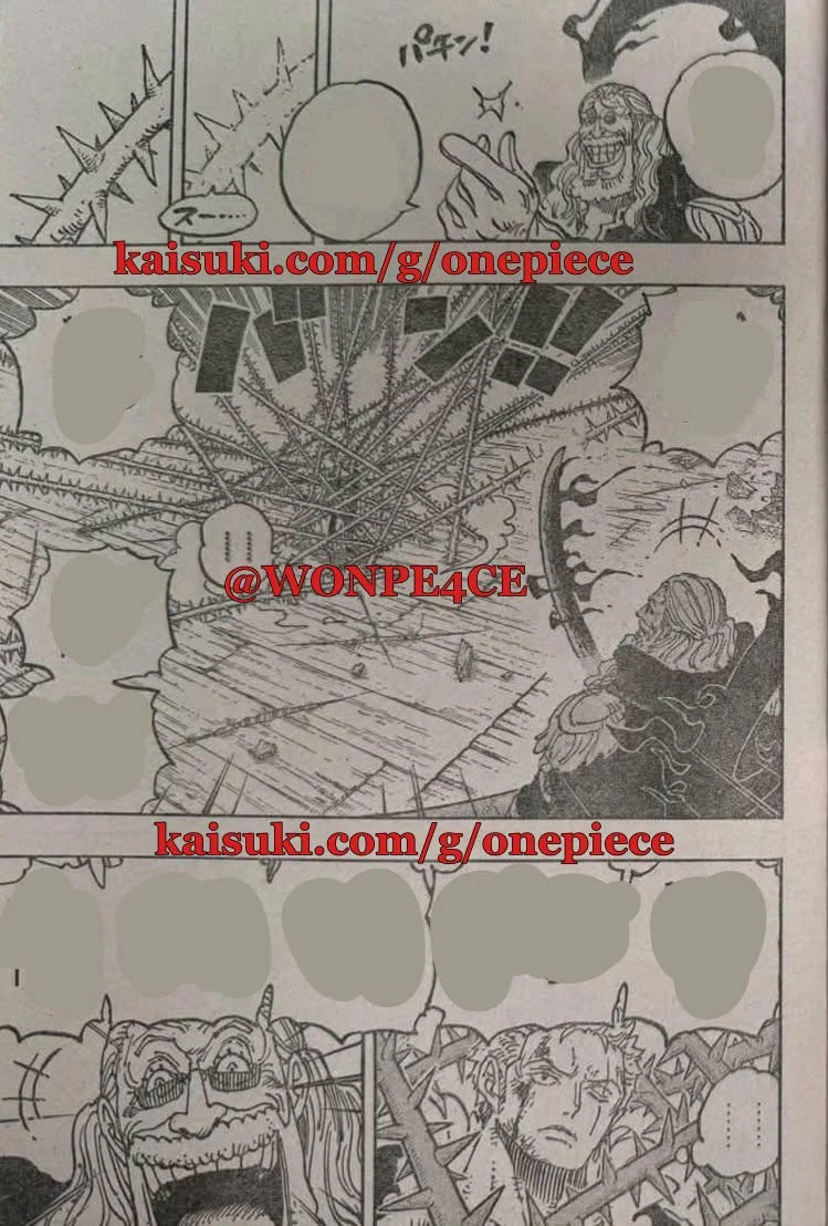 One Piece 1193: Luffy cạn kiệt sức mạnh, Zoro vung kiếm chém xuyên Sommers